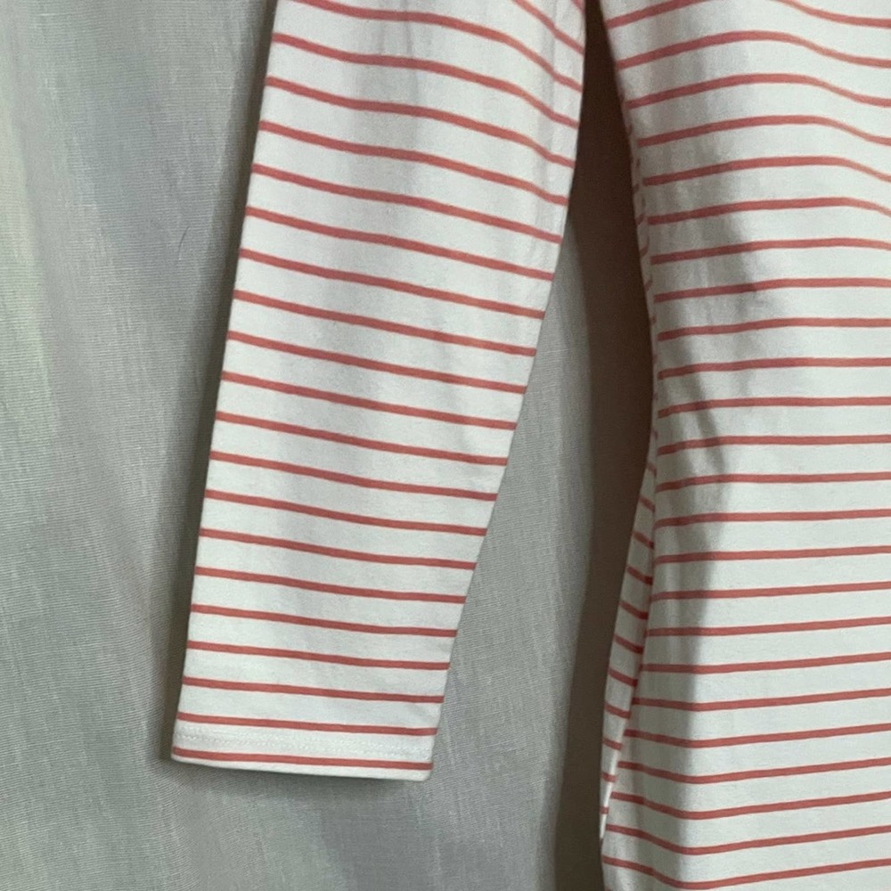 Forever 21 White & Coral Stripe Bodycon Dress - Picture 9 of 16